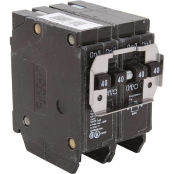 Image for Eaton Br 2-40 Amp 2 Pole Bq Independent Trip Quad Breaker from HD Supply