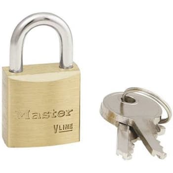 Image for Master Lock 3/4 In W Masterlock Brass Padlock Keyed Alike from HD Supply