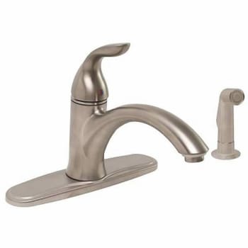 Image for Premier Single-Handle Standard Kitchen Faucet In Brushed Nickel from HD Supply
