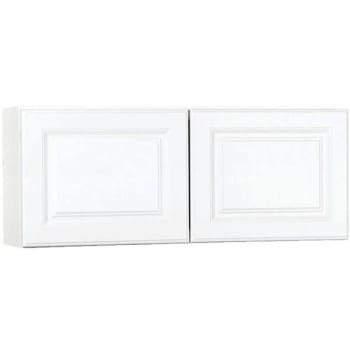 Image for Hampton Bay Assembled 36x15x12 In Wall Bridge Kitchen Cabinet In Satin White from HD Supply