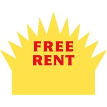 Free Rent Slide-In Burst, 30 X 24