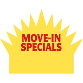 Image for Move-In Specials Slide-In Burst, 30 X 24 from HD Supply