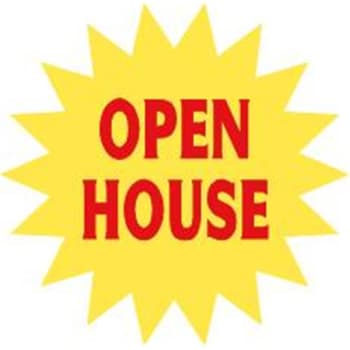 Image for Stock Open House Promotional Burst, 32 X 32 from HD Supply