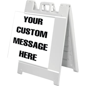 Image for Custom Changeable A Frame Kit, White, 25 X 36 from HD Supply