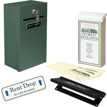 Image for Rent Drop Box Kit, Green With Ivory Sign from HD Supply