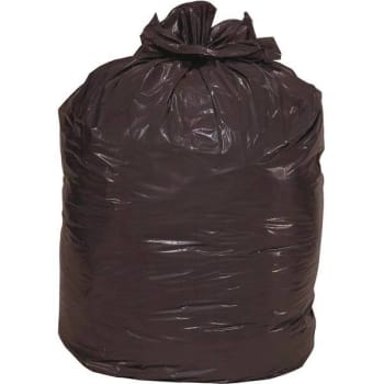 Renown Low/High-Density Trash Bags, 60 Gal, 38" X 58", 2 Mil, Black, Case Of 100