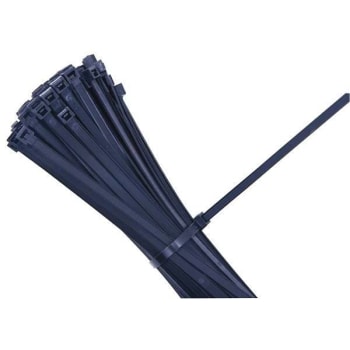 Image for Commercial Electric 8 In 50 Lb Uv Black Cable Tie Package Of 1000 from HD Supply