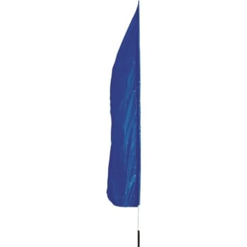 Flutter Flag And Pole, Blue, 12'