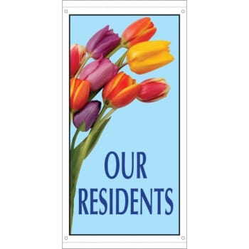 Image for Semi-Custom Boulevard Banner, Tulips, 30 X 60 from HD Supply
