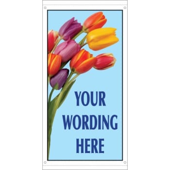 Image for Semi-Custom Boulevard Banner, Tulips, 30 x 60 from HD Supply