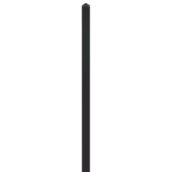 Image for Aluminum Post, 8' Black, 1-1/2 x 1-1/2 x 8' from HD Supply