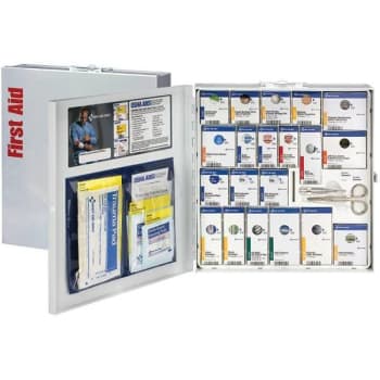 Image for First Aid Only 50-Person Large Metal Smartcompliance Cabinet, Ansi Compliant from HD Supply