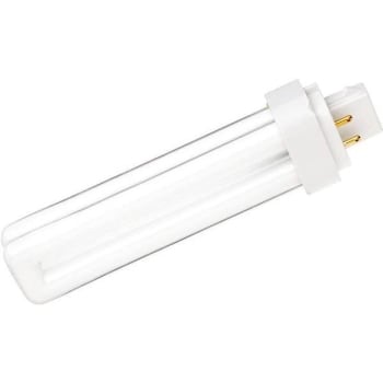 Satco 75-Watt Equivalent T4 G24q-2 Base Dual Tube Cfl Light Bulb In Warm White