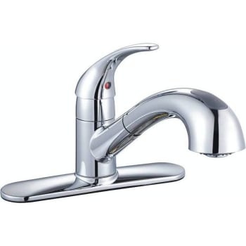 Image for Premier Sanibel Single-Handle Pull-Out Sprayer Kitchen Faucet In Chrome from HD Supply