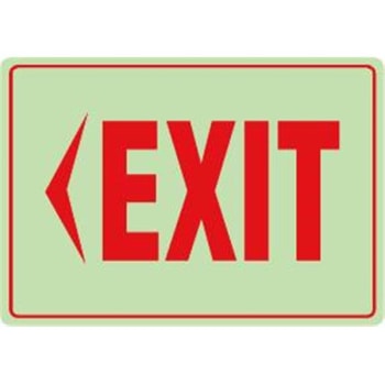 Image for Hd Supply Red Led Exit Sign (White) from HD Supply