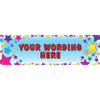 Image for Semi-Custom Banner, Stars 10'w X 3'h from HD Supply
