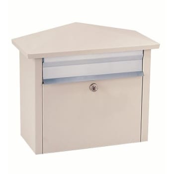 Image for Outdoor Drop Box, Ivory With Sign from HD Supply