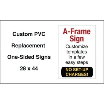 Image for Pvc Foam Replacement Signs For A-Frames, 28 X 44 from HD Supply