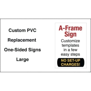Image for Custom PVC Replacement Sign, Large from HD Supply