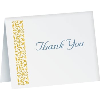 Image for Thank You Thank You Cards, Vertical Design Package Of 50 from HD Supply