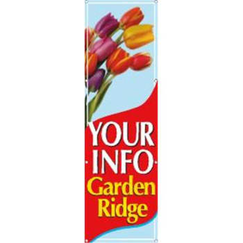 Image for Vertical Semi-Custom Banner, 3' x 10' from HD Supply