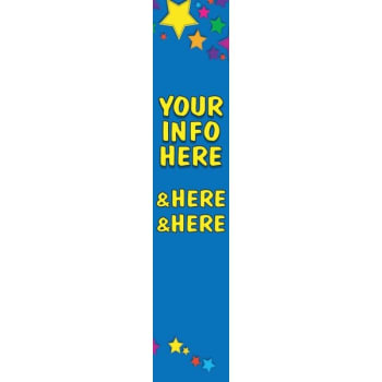 Image for Semi-Custom Vertical Banner With Stars, 4' X 20' from HD Supply