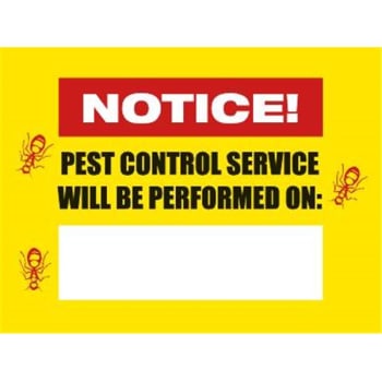 Image for Pest Control Sign, Reflective, 24 X 18 from HD Supply