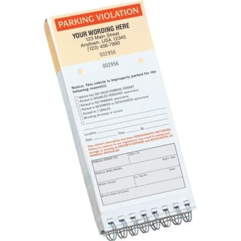 Image for Parking Violation Tags, Tow Warning, 4-1/4" X 8-1/2", Book Of 50 from HD Supply