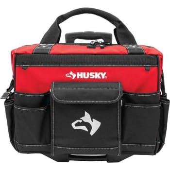 Husky 18 In 18-Pocket Rolling Tool Bag