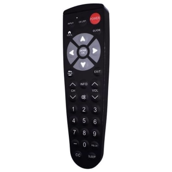 Clean Remote Advanced Function Tv Remote For Philips, Lg, Samsung & Rca Tvs