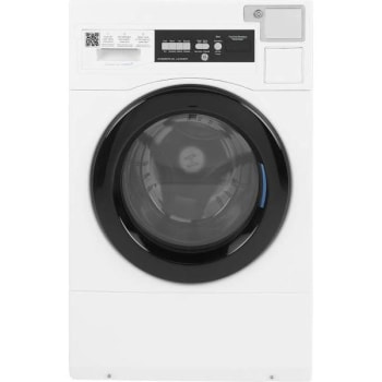GE® Energy Star® Commercial 3.5 Cu. Ft. Front Load Washer, Built-In App Based Payment System And Coin Drop