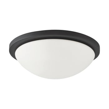 Image for Satco® Button Led 13" Flush Mount Black Fixture from HD Supply