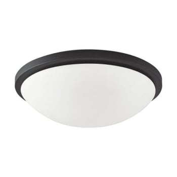 Image for Satco® Button Led 17" Flush Mount Black Fixture from HD Supply