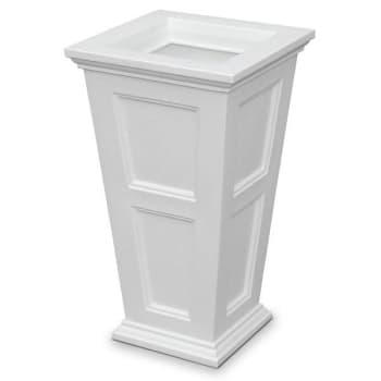 Image for Mayne Fairfield 34" Tall Planter - White from HD Supply