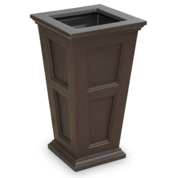 Image for Mayne Fairfield 34" Tall Planter - Espresso from HD Supply