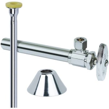 Image for Brasscraft Toilet Kit 1/2" Nom Sweat X 3/8" Od Comp Multi-Turn Angle Valve from HD Supply