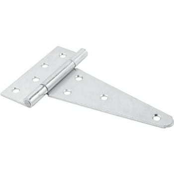 Image for 6 In. Heavy-Duty Tee Hinge (Satin Nickel) (2-Pack) from HD Supply