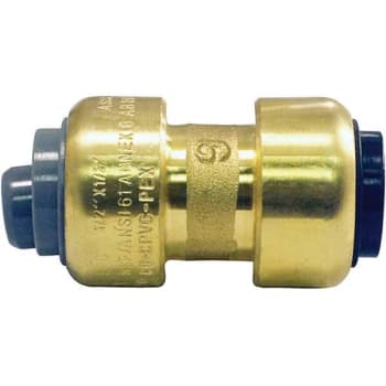 Image for Tectite 1/2 In Brass Push-To-Connect Polybutylene Conversion Coupling from HD Supply