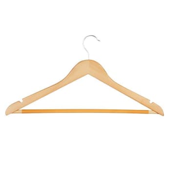 Image for Honey-Can-Do Maple Wood Hangers,  24 Pack from HD Supply