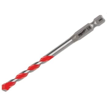 Image for Milwaukee 1/4 In X 2 In X 4 In Shockwave Carbide Hammer Drill Bit from HD Supply