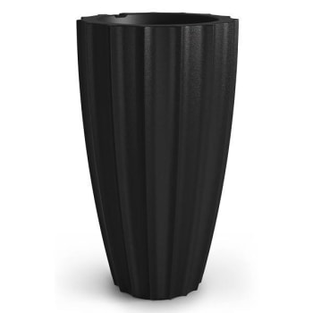 Mayne Sedona 28in Tall Planter - Black