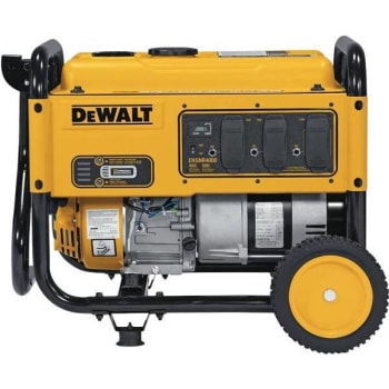 Dewalt 4000w Manual Start Gas Powered Portable Generator W/premium Engine