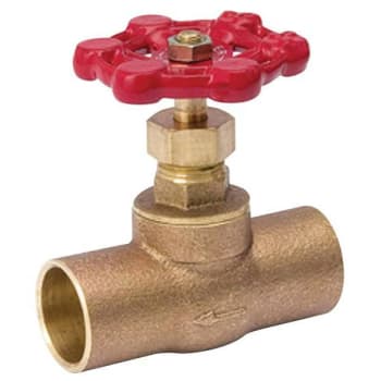 Image for Mueller Global 3/4 In Solder Brass Slip Stop Valve from HD Supply