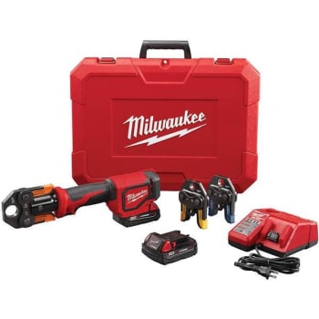 Image for Milwaukee M18 18v Lithium-Ion Cordless Short Throw Pex Press Tool Kit from HD Supply