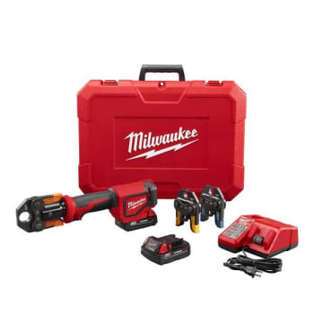 Image for Milwaukee M18 18v Lithium-Ion Cordless Short Throw Pex Press Tool Kit from HD Supply