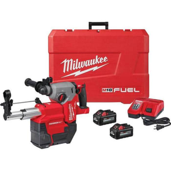 Image for Milwaukee M18 18v Brushless 1 In Cordless Rotary Hammer/dust Extractor Kit from HD Supply