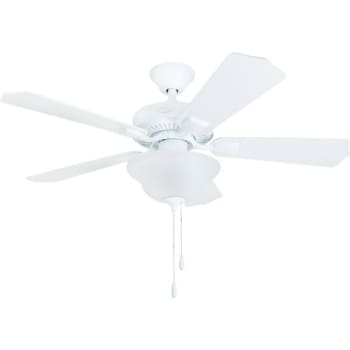 Seasons® Tarisa 44 in Ceiling Fan w/ Light (White)