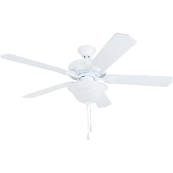 Seasons® Point Bonita™ 52 In. 5-Blade LED Ceiling Fan W/ Light (White)