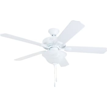 Seasons® Point Bonita™ 52 in. 5-Blade LED Ceiling Fan w/ Light (White)