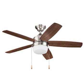 Seasons® 44 In. 5-Blade LED Ceiling Fan With Light (Brown)